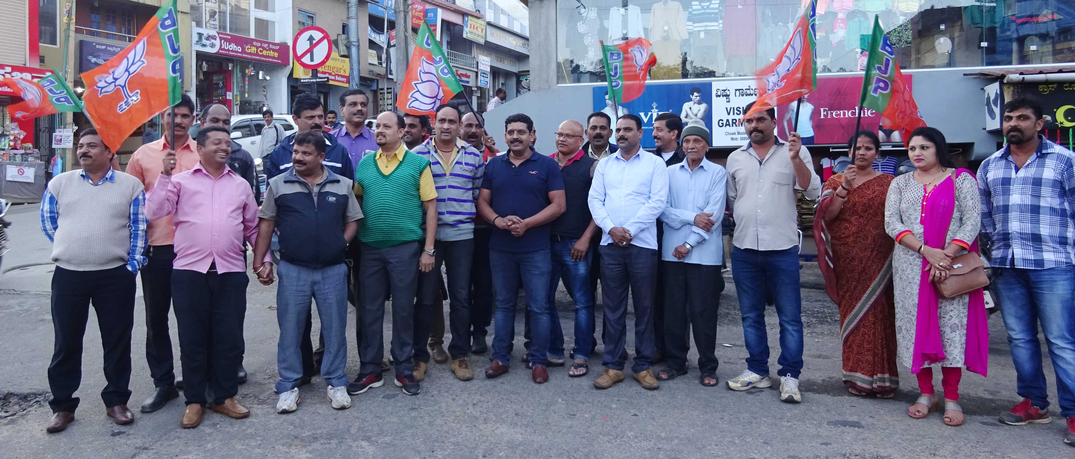 ರಾಮನಾಥ ಕೋವಿಂದ್ ಆಯ್ಕೆ: ಬಿಜೆಪಿ ಸಂಭ್ರಮಾಚರಣೆ